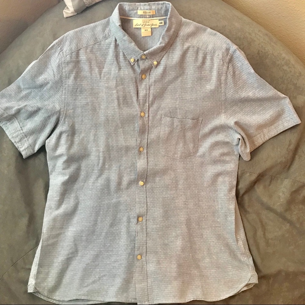 H&M Button Up Casual Dress Shirt